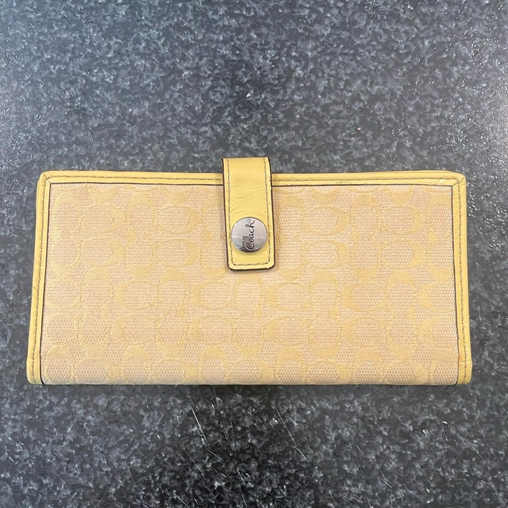 COACH Signature Slim Wallet